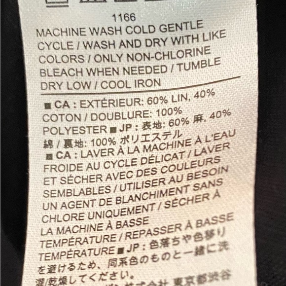 Banana Republic Factory 00 Petite Strapless Linen Blend Midi Length Dress - Picture 4 of 5